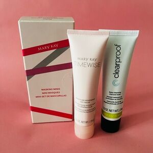 Mary Kay Masking Minis Set with Pink and Black Accents